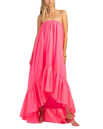 Trina Turk Women's Enchant Strapless High-low Maxi-dress In Pink