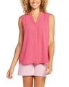 Nydj Pintuck Blouse In Pink