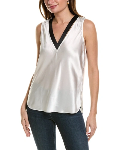 Go By Go Silk Go> By Gosilk Splice Of Life Silk Top In White