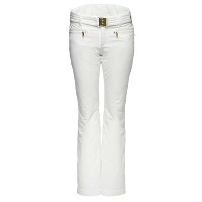 Bogner Fraenzi Belted Slim-leg Ski Pants In White