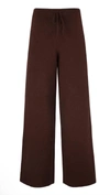 525 America Clover Wide Leg Pants In Bitter Chocolate In Multi