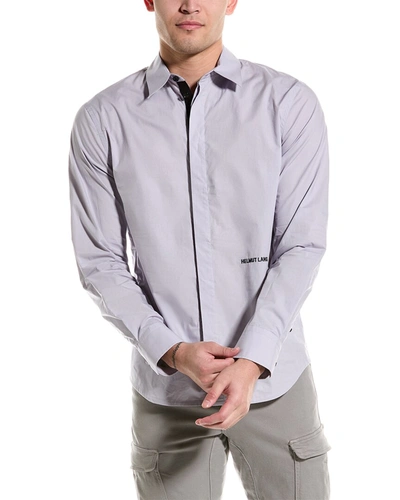 Helmut Lang Classic Cotton Regular Fit Button Down Shirt In Multicolor