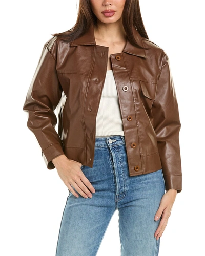 To My Lovers Cropped Jacket In Brown