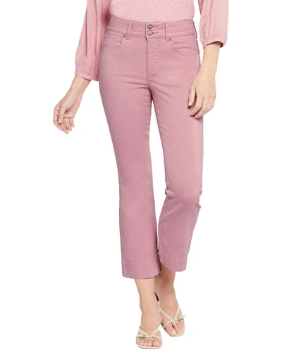 Nydj Barbara High-rise Vintage Pink Ankle Crop Jean