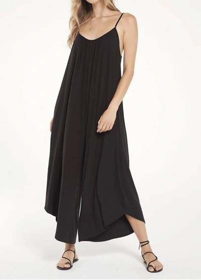 Z Supply The Flared Jumpsuit In Black