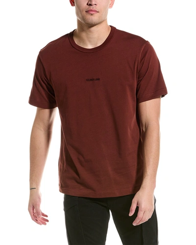 Helmut Lang Inside Out T-shirt In Red