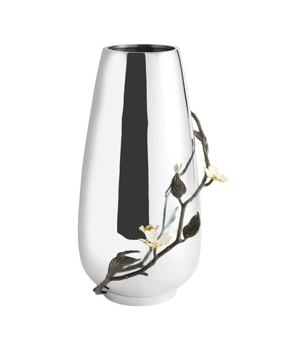 Michael Aram Dogwood Centerpiece Vase In Metallic