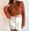 COTTON CANDY CORA SWEATER IN SIENNA