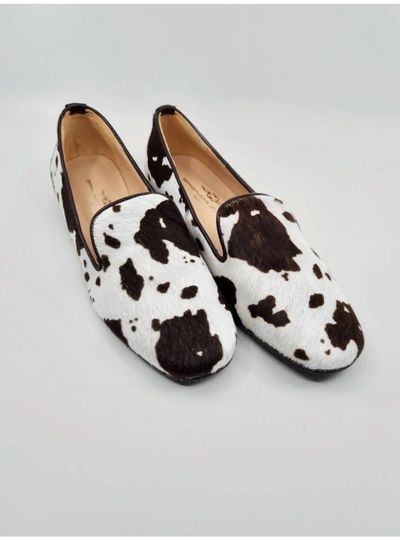 Brenda Zaro Women's Cow Hide Loafers In White