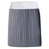 Golfino The Sonia Pleated Skort In Navy & White Stripes In Multi