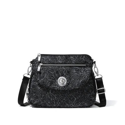 Baggallini Women's Calais Crossbody Bag In Midnight Blossom