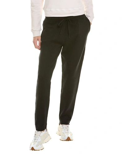 Monrow Supersoft Sweater Jogger In Black