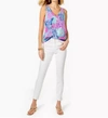 Lilly Pulitzer South Ocean High-rise Stretch Silm-fit Jeans In Multi