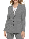 KARL LAGERFELD WOMENS WOVEN HOUNDSTOOTH SUIT JACKET