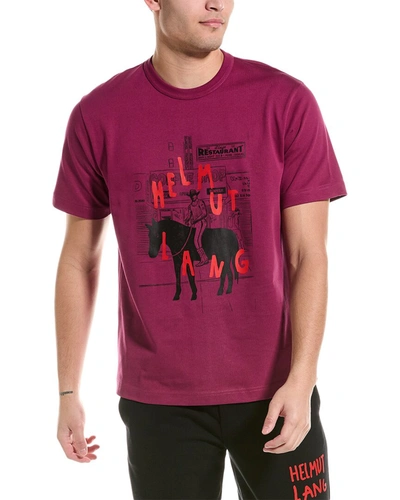Helmut Lang Capsule T-shirt In Pink
