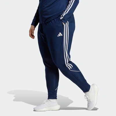 Adidas Originals Women's Adidas Tiro 23 League Pants (plus Size) In Blue