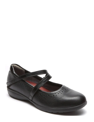 Aravon Jodi Flat Shoes - Medium Width In Black