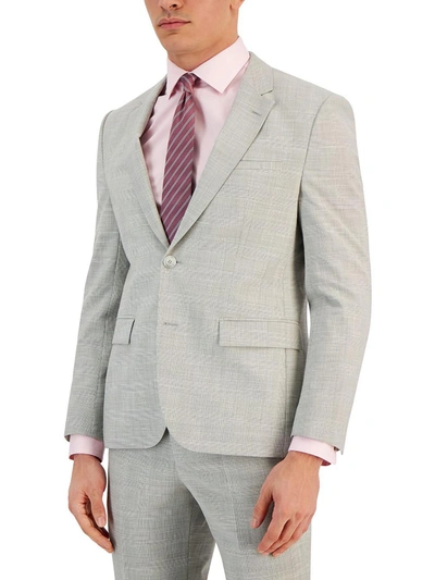Hugo Karl Mens Modern Fit Long Sleeve Suit Jacket In Grey
