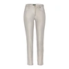 Golfino Golden 5 Pocket 7/8 Trouser In Matte Gold In Multi