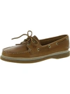 SPERRY AUTHENTIC ORIGINAL 2 EYE WOMENS LEATHER ROUND TOE BOAT SHOES