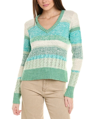 Cabi Mix Stitch Pullover In Multi