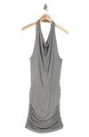 GO COUTURE GO COUTURE DRAPE HALTER DRESS