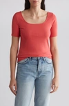 MELROSE AND MARKET BABY SCOOP NECK T-SHIRT