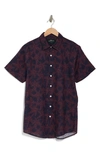 RODD & GUNN RODD & GUNN SHORT SLEEVE LINEN & COTTON BLEND BUTTON-UP SHIRT