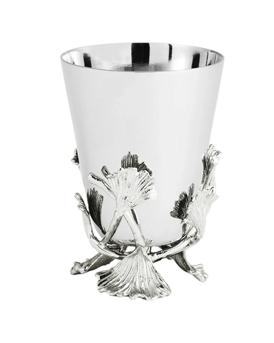 Michael Aram Ginkgo Bud Vase In Metallic