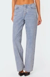 EDIKTED RELAXED NO WAISTBAND JEANS