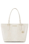 Brahmin Asher Leather Tote In Coconutmilk