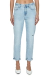 Pistola Riley Mid Rise Relaxed Girlfriend Jeans In Saint Vincent In Blue