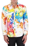 Robert Graham Sorrentine Long Sleeve Button Down Shirt In Multi White