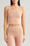 Ugg Adrianne Crop Tank In Sandalwood