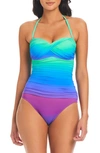 BLEU BY ROD BEATTIE HEAT OF THE MOMENT STRAPLESS ONE-PIECE SWIMSUIT