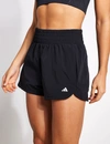 Adidas Originals Adidas Pacer Stretch-woven Zipper Pocket Lux Shorts In Black