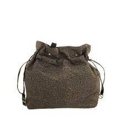 Borbonese Borsa Shopping M. Bags In X11 Op Naturale/nero