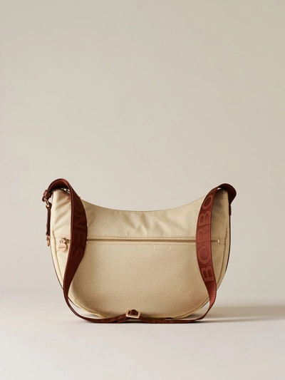 Borbonese Luna Bag Middle Bags In J04 Camomilla/cuoio