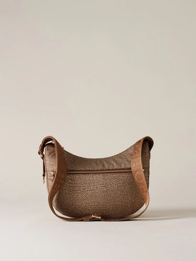 Borbonese Luna Bag Small Bags In 994 Beige/marrone