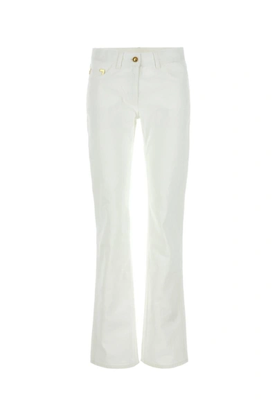 Palm Angels Pants In Whiteoffwhite