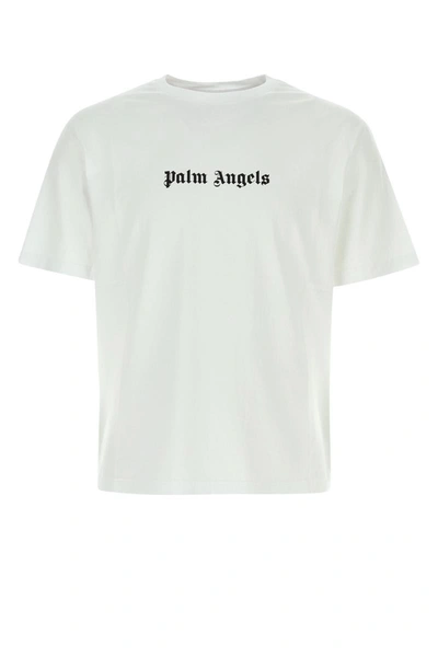Palm Angels T-shirt In Whiteblack