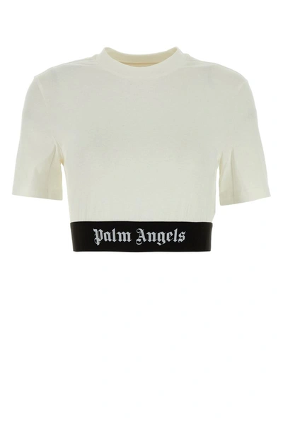 Palm Angels T-shirt In Mint Black