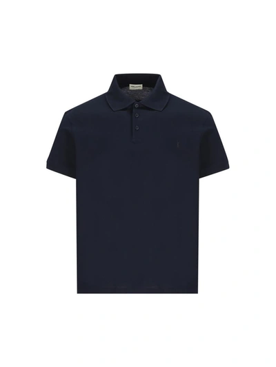 Saint Laurent T-shirts And Polos In Marine