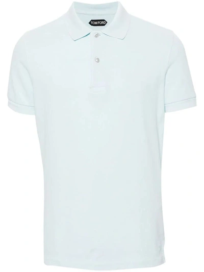 Tom Ford Polo Clothing In Blue