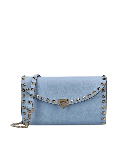 Valentino Garavani Handbags In Popeline Blue