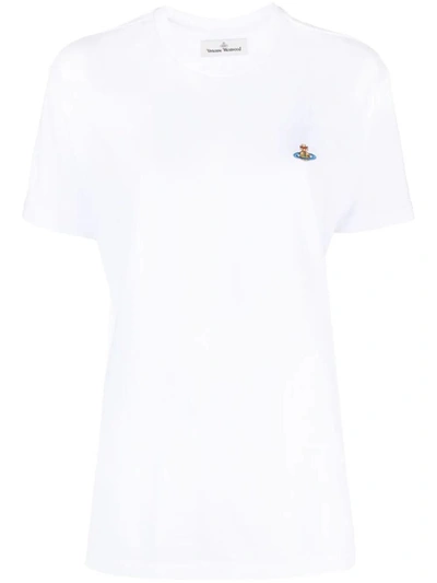 Vivienne Westwood T-shirt Orb Multicolor In White