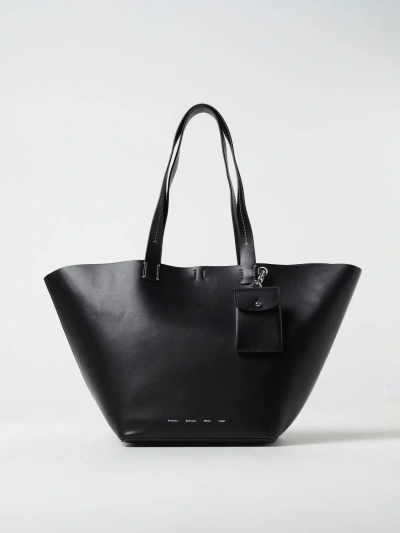 Proenza Schouler Black  White Label Xl Bedford Tote