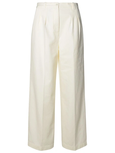 Apc A.p.c. Tressie Trousers In White