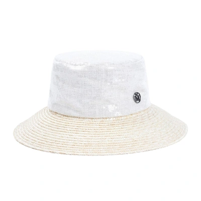 Maison Michel Caps & Hats In Nude & Neutrals | ModeSens