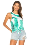CHASER BANANA LEAVES TANK,CW6627CP CHA2317 WHT